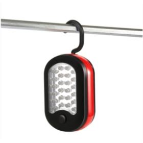 1Pc Magnetic LED Work Light With Hook Compact Flashlight For Camping Hiking Emergency